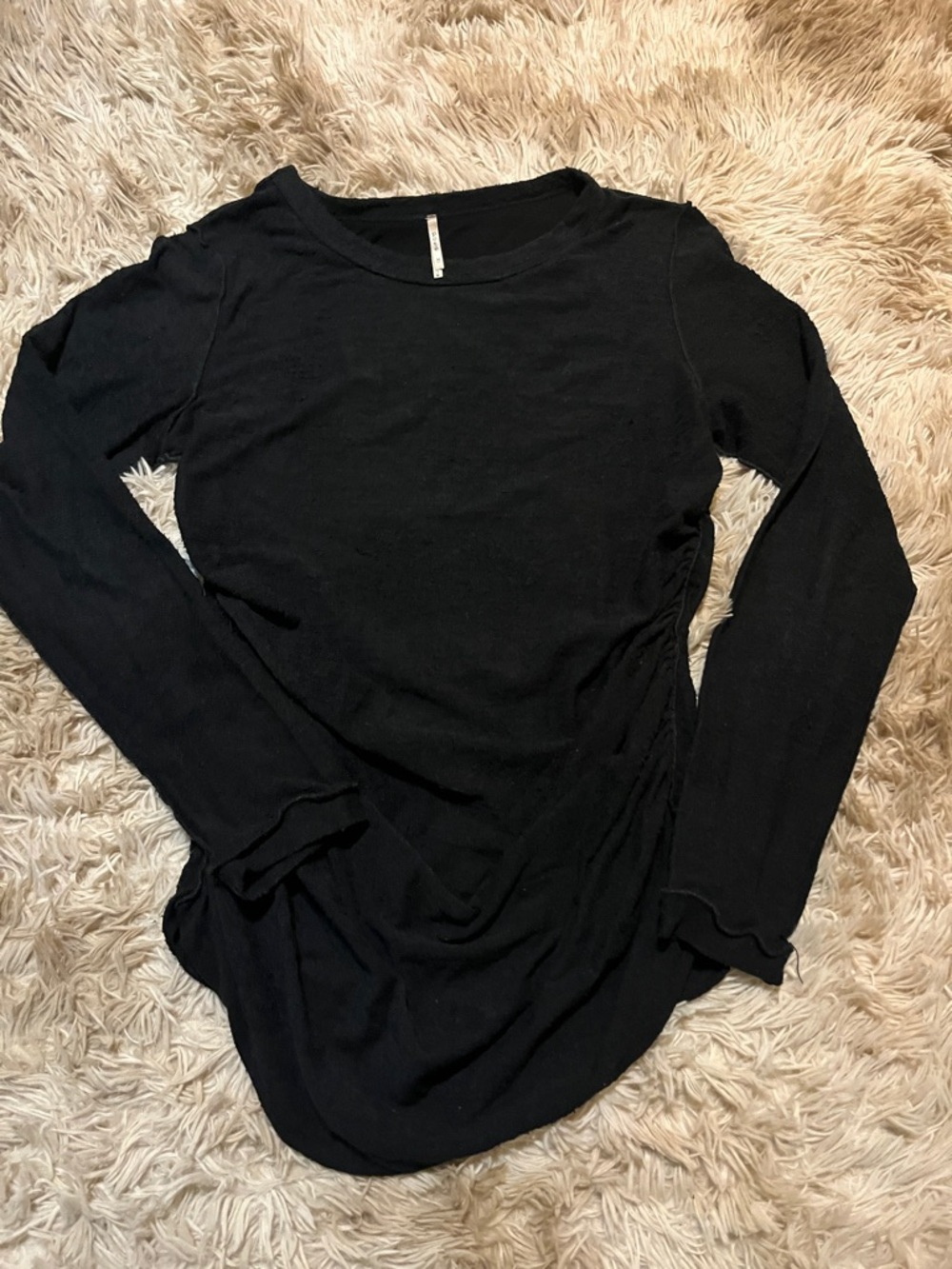 Classic Black Long-Sleeve Women's Tee